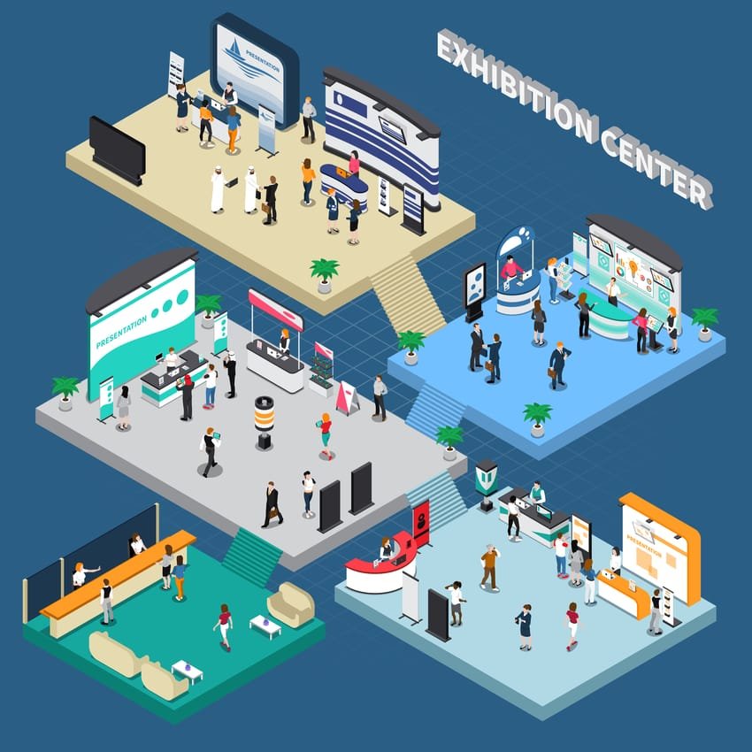 business exposition center rendering