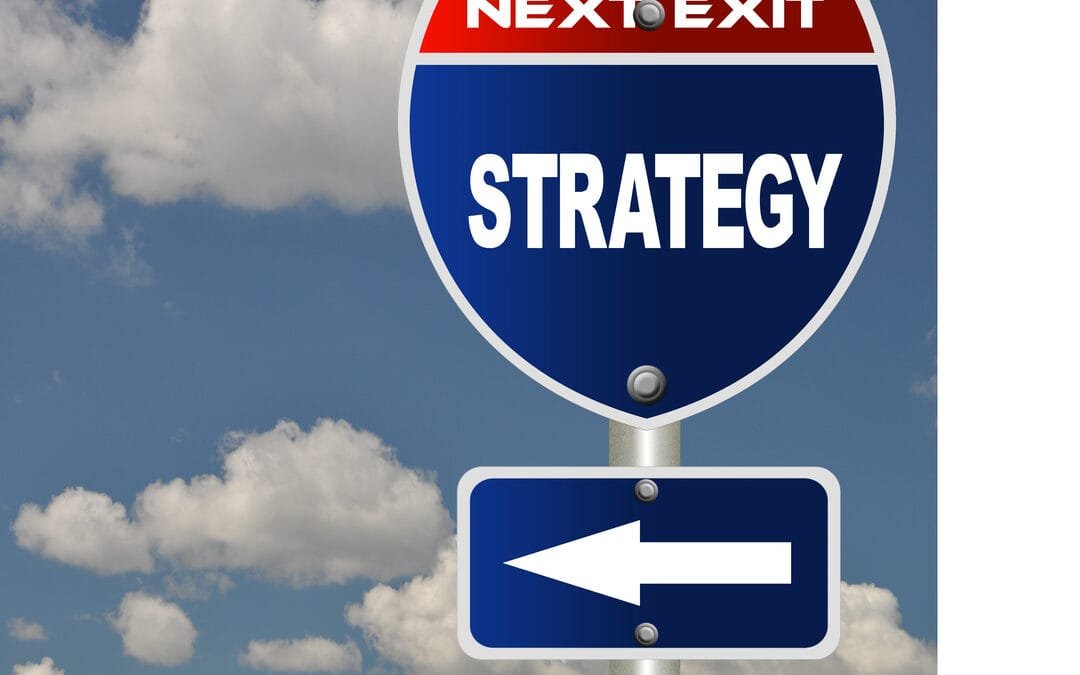 Strategy sign for trade shows
