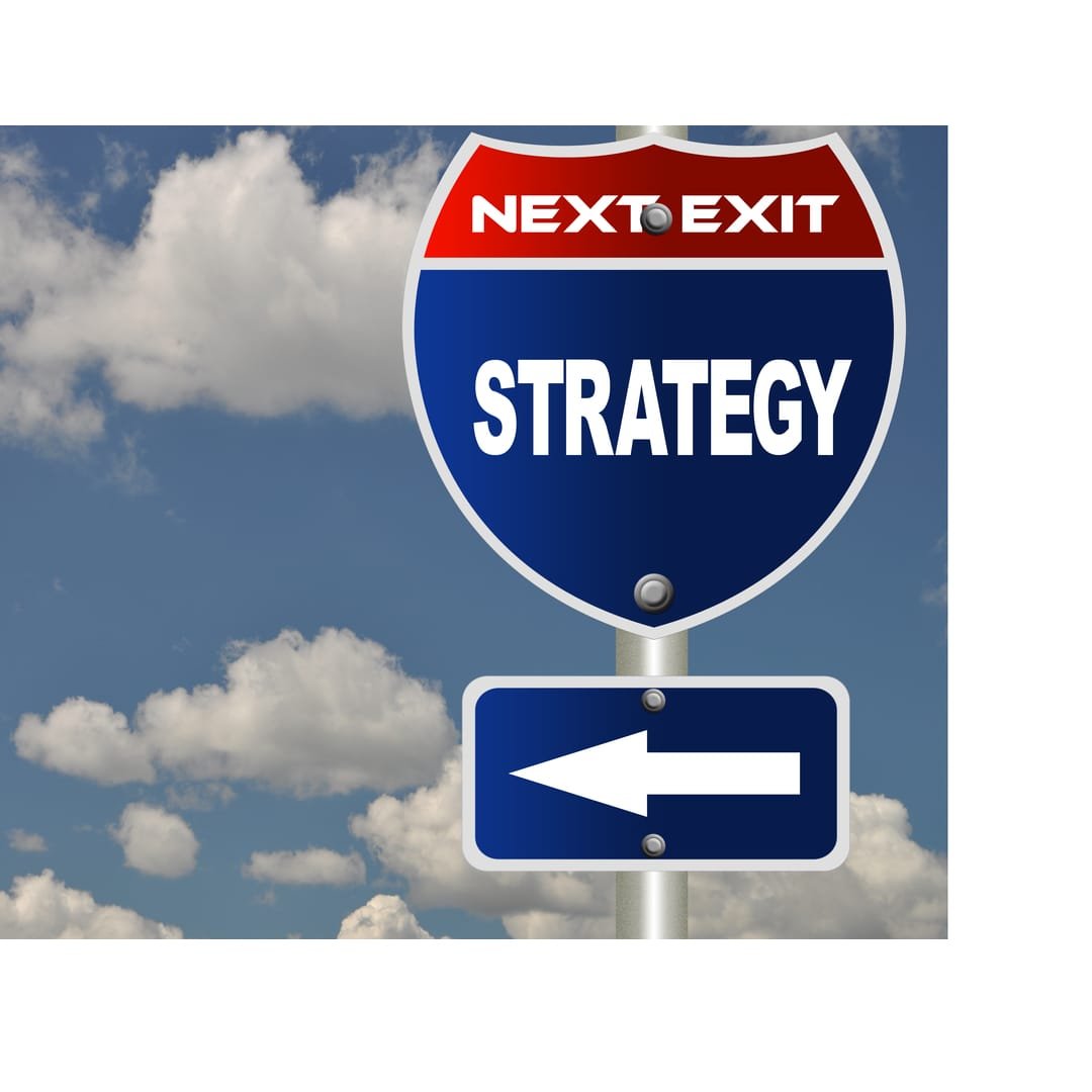 Strategy sign for trade shows Strategy sign for trade shows
