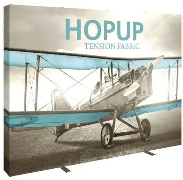 HOPUP 10FT STRAIGHT FULL HEIGHT TENSION FABRIC DISPLAY