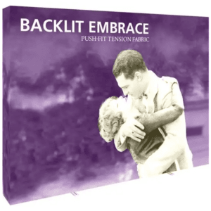 EMBRACE 10FT BACKLIT FULL HEIGHT PUSH-FIT TENSION FABRIC DISPLAY