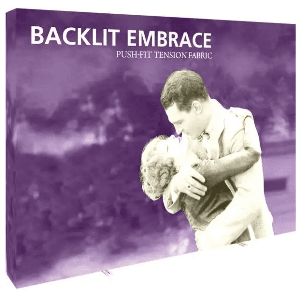 EMBRACE 10FT BACKLIT FULL HEIGHT PUSH-FIT TENSION FABRIC DISPLAY