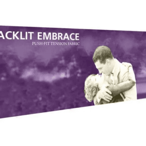EMBRACE 20FT BACKLIT FULL HEIGHT PUSH-FIT TENSION FABRIC DISPLAY