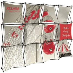 XCLAIM 10FT FABRIC POPUP DISPLAY KIT 04