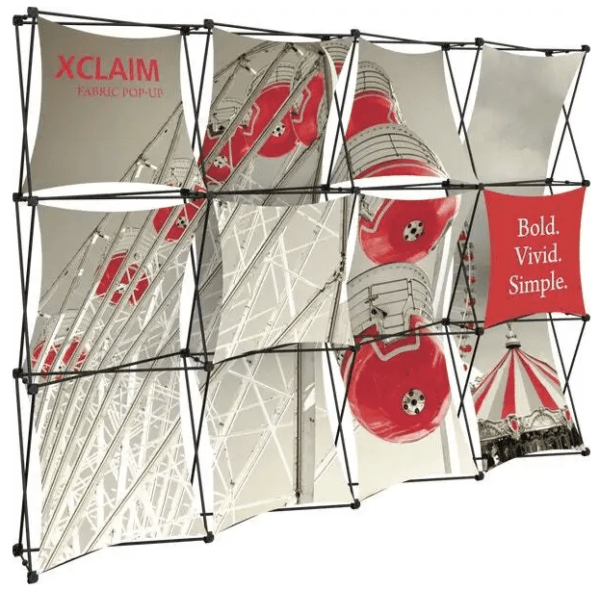 XCLAIM 10FT FABRIC POPUP DISPLAY KIT 04