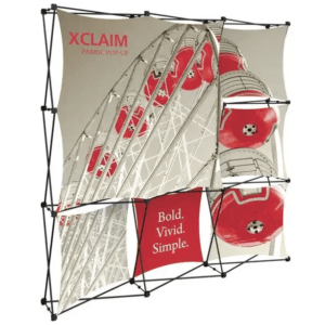 XCLAIM 8FT FABRIC POPUP DISPLAY KIT 03